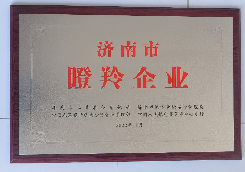 山東平安環境科技有限公司榮登2022年度市級瞪羚企業